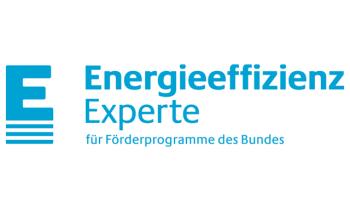 Das Zertifikats-Logo "Energieeffizienz Experte" für Förderprogramme des Bundes
